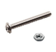 100 Rimless Screws & 100 Rimless Nuts 